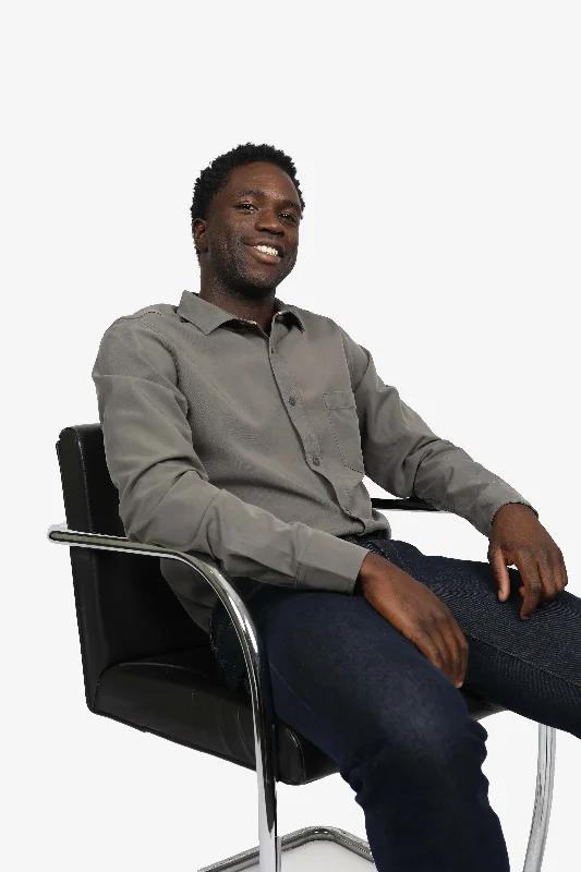 Price Fest Charcoal Peached Tencel Shirt