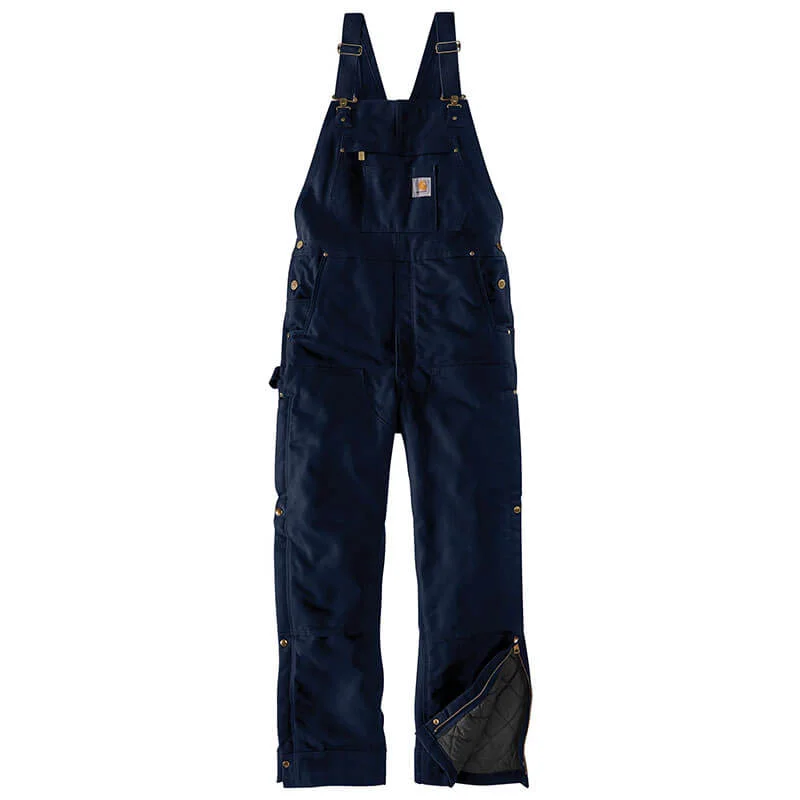Year-End Sale 104393 - Carhartt Men's Loose Fit Firm Duck Insulated Bib Overalls