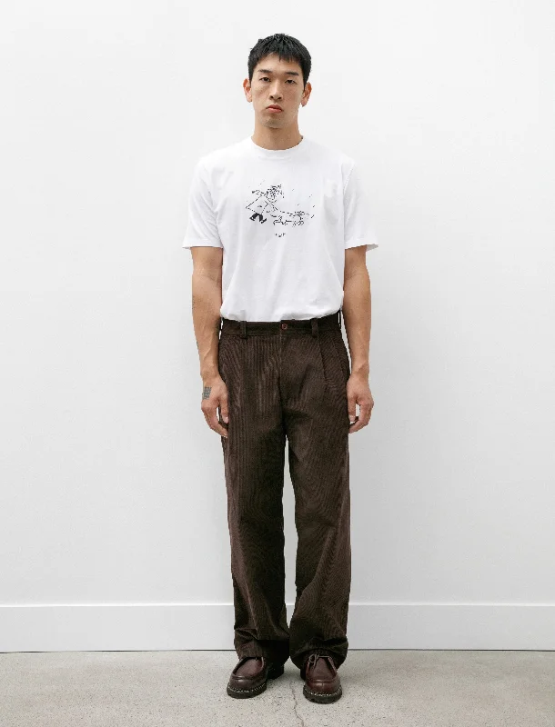 Early Bird Gardening Trouser Brown Corduroy