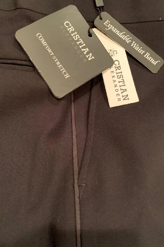 Value Pack "Austin" Black Performance Stretch Tuxedo Pants
