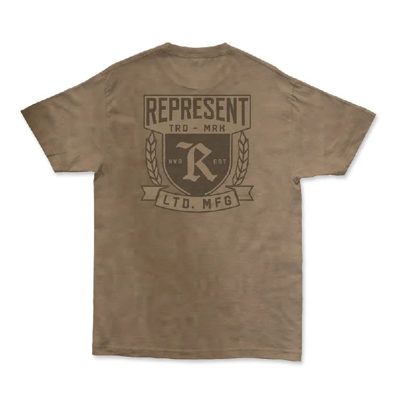 LTD MFG Heavyweight Tee [FADED BROWN] LIMITED EDITION