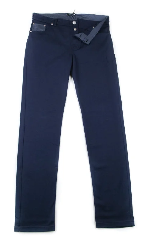 Crazy Deals Svevo Parma Dark Blue Knit Pants