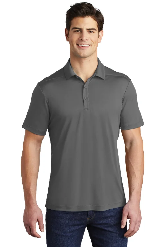 Super Sale Sport-Tek Mens Moisture Wicking Short Sleeve Polo Shirt - Dark Smoke Grey Super Sale Sport-Tek Mens Moisture Wicking Short Sleeve Polo Shirt - Dark Smoke Grey