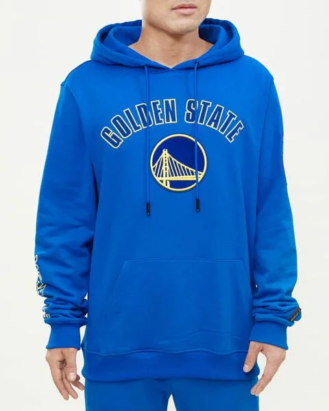 Incredible Offers PRO STANDARD GOLDEN STATE WARRIORS STACKED LOGO HOODY