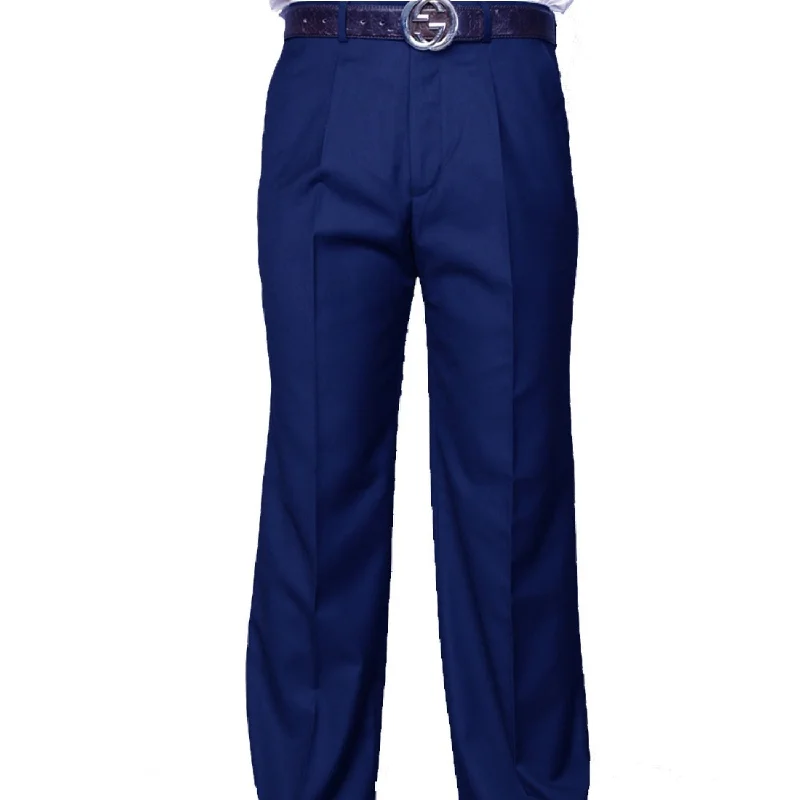 Can't Be Beat Dubhe Collection: Sapphire Pleated Wool Pants