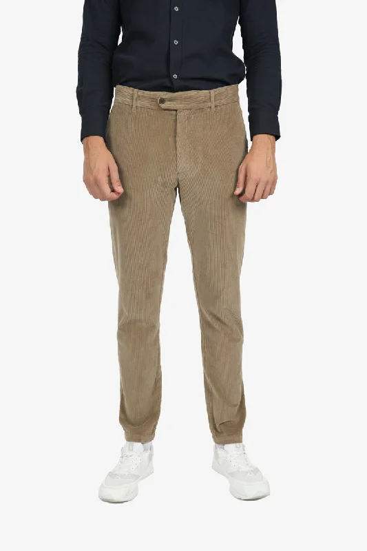 Weekend Bargains Galore Tobacco Cotton Elastane Corduroy Cord Pant