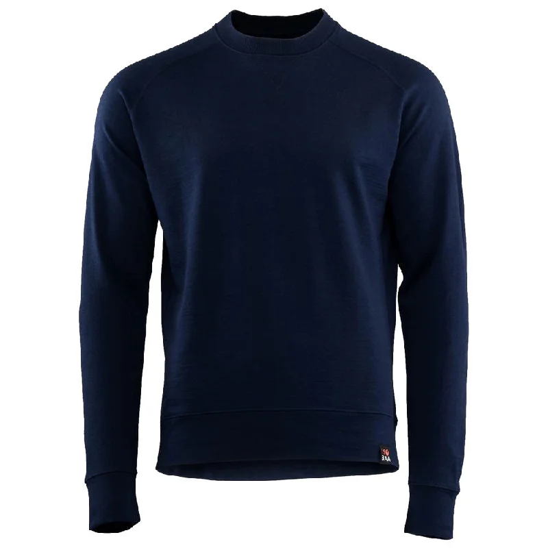 Discount Days Mens Merino 260 Lounge Sweatshirt (Navy)