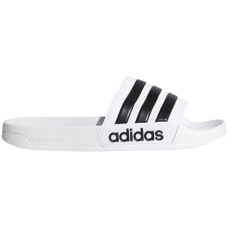 Weekend Deals That Please ADIDAS ADILETTE SHOWER SLIDES-WHITE/BLACK