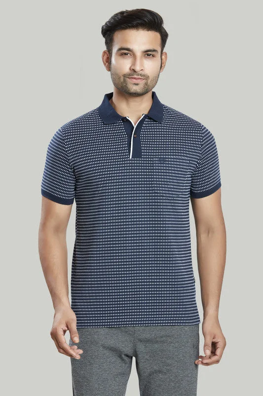 Jacquard Texture Polo