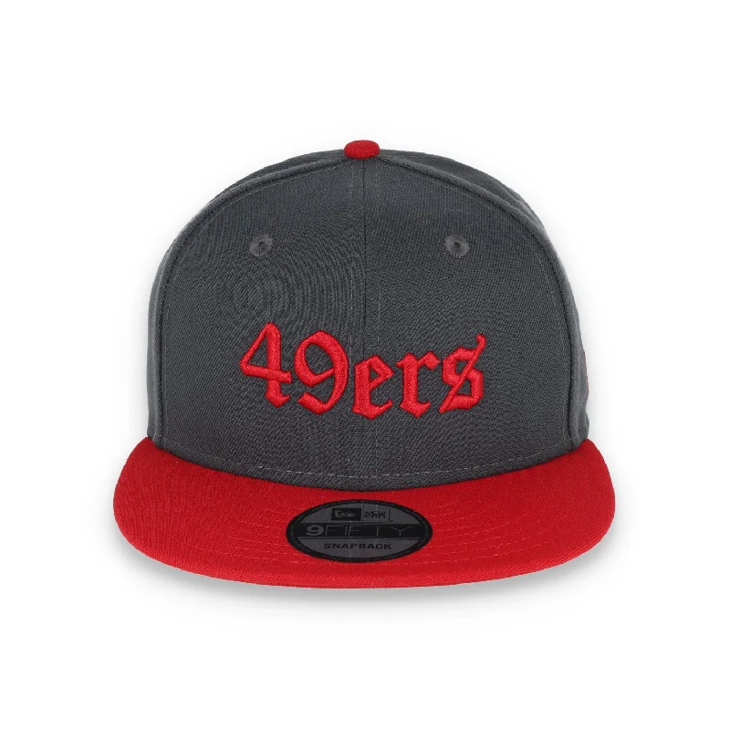 Price Meltdown NEW ERA SAN FRANCISCO 49ERS GOTHIC SCRIPT NEW ERA 9FIFTY SNAPBACK-GREY/RED Price Meltdown NEW ERA SAN FRANCISCO 49ERS GOTHIC SCRIPT NEW ERA 9FIFTY SNAPBACK-GREY/RED
