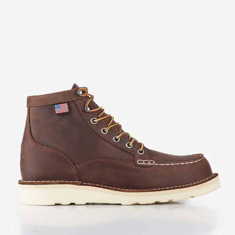 Super Savings Danner Bull Run Moc Toe 6" Boots - D Standard Fit