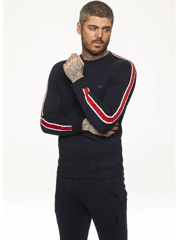 Midnight Sale Mens Crew Neck Designer Sweatshirt | Enzo Designer Menswear