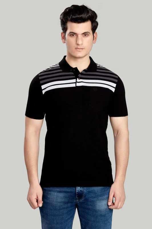 Weekend Savings Delight Chest Stripe Pique Polo