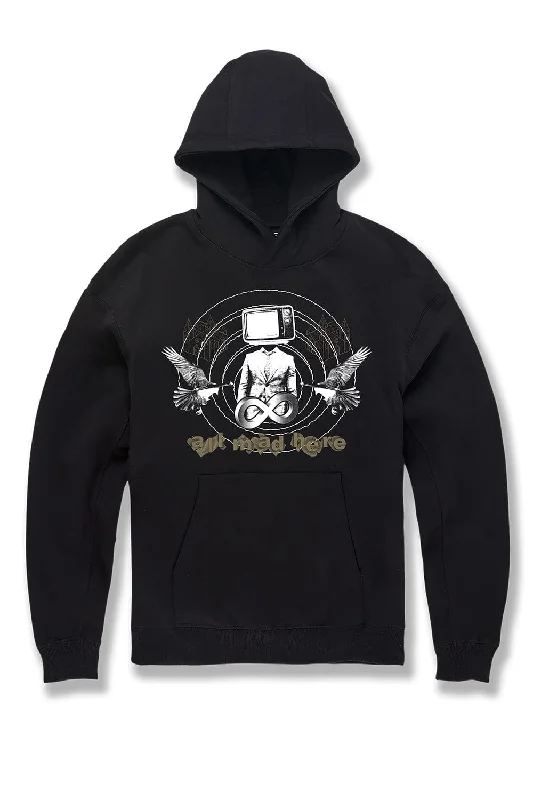 Price Drop All Mad Here Pullover Hoodie (Black)