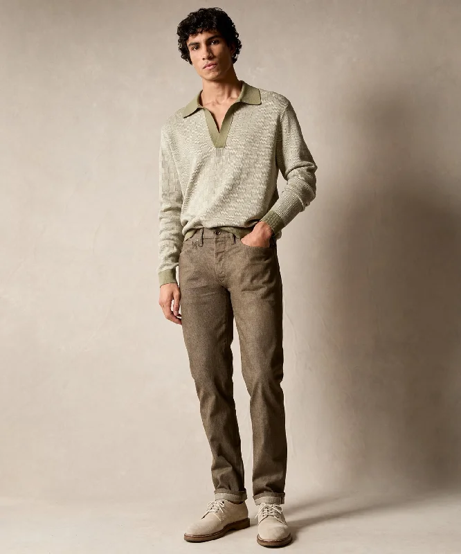 Weekend Offers That Delight Slim Lightweight Japanese Selvedge Jean in Whiskey