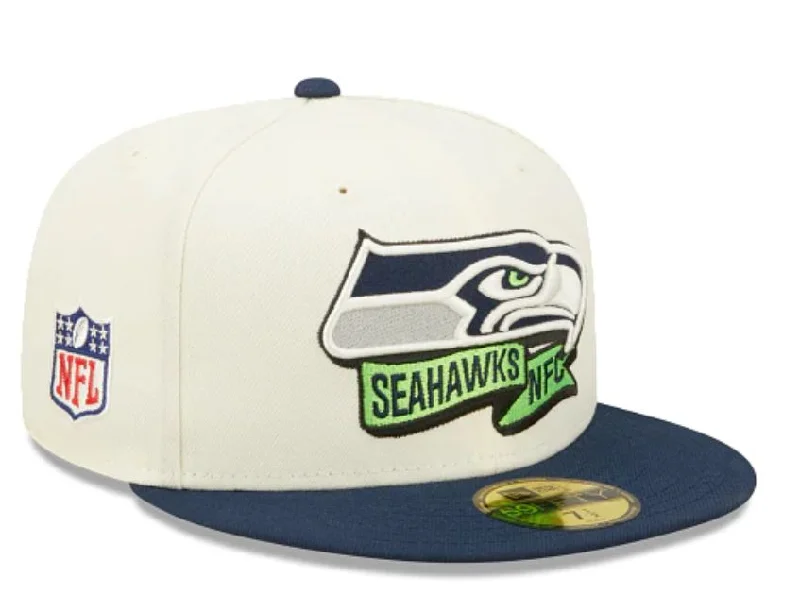One-DAY Sale NEW ERA SEATTLE SEAHAWKS OFFICIAL ON-FIELD SIDELINE 59FIFTY FITTED