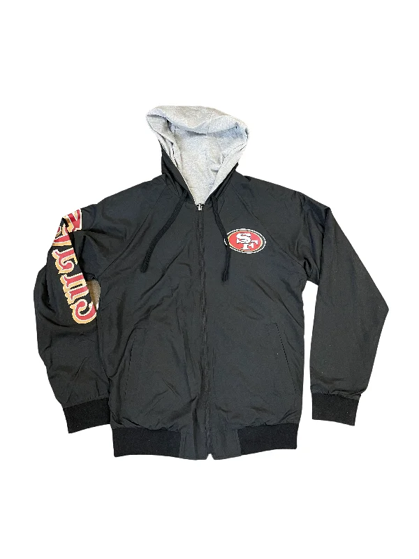 Discount Extravaganza GIII San Francisco 49ers Wild Pitch Full Zip Reversible Jacket Discount Extravaganza GIII San Francisco 49ers Wild Pitch Full Zip Reversible Jacket