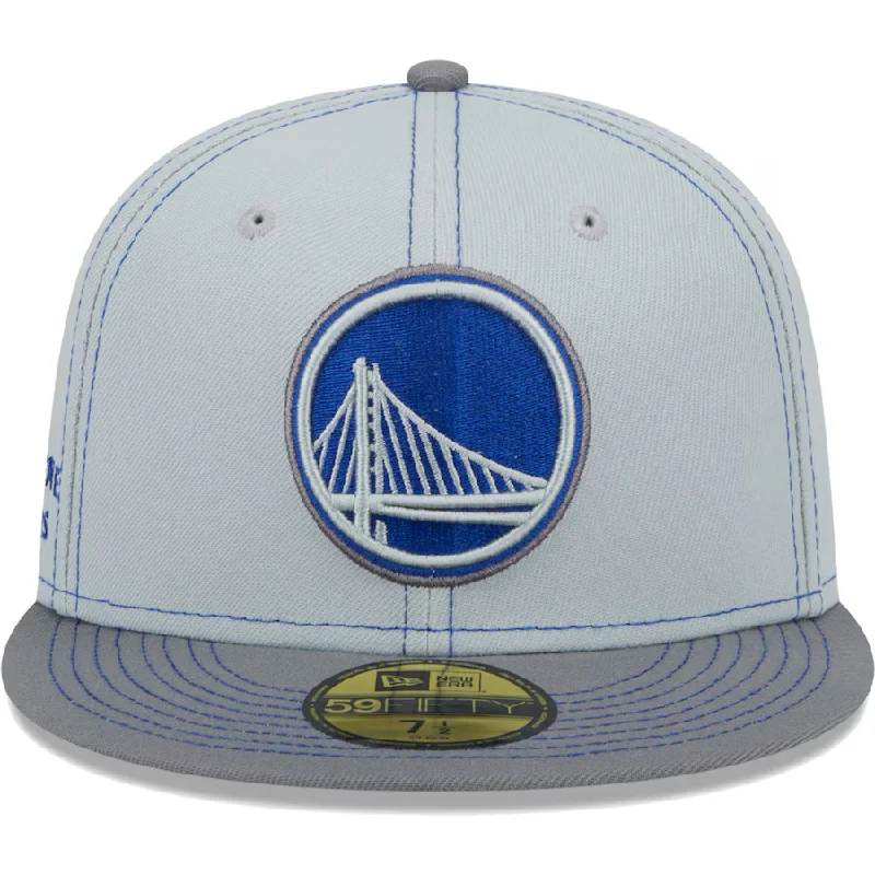 Daily Deals New Era Golden State Warriors Gray Pop 59FIFTY Fitted Hat- Gray