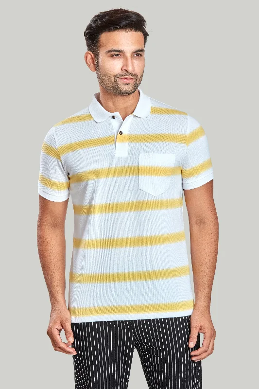 Today's Deal Stripe Pique Polo