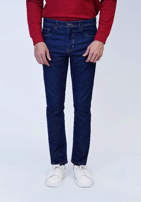 Extra Discounts Navy Blue Plain Denim