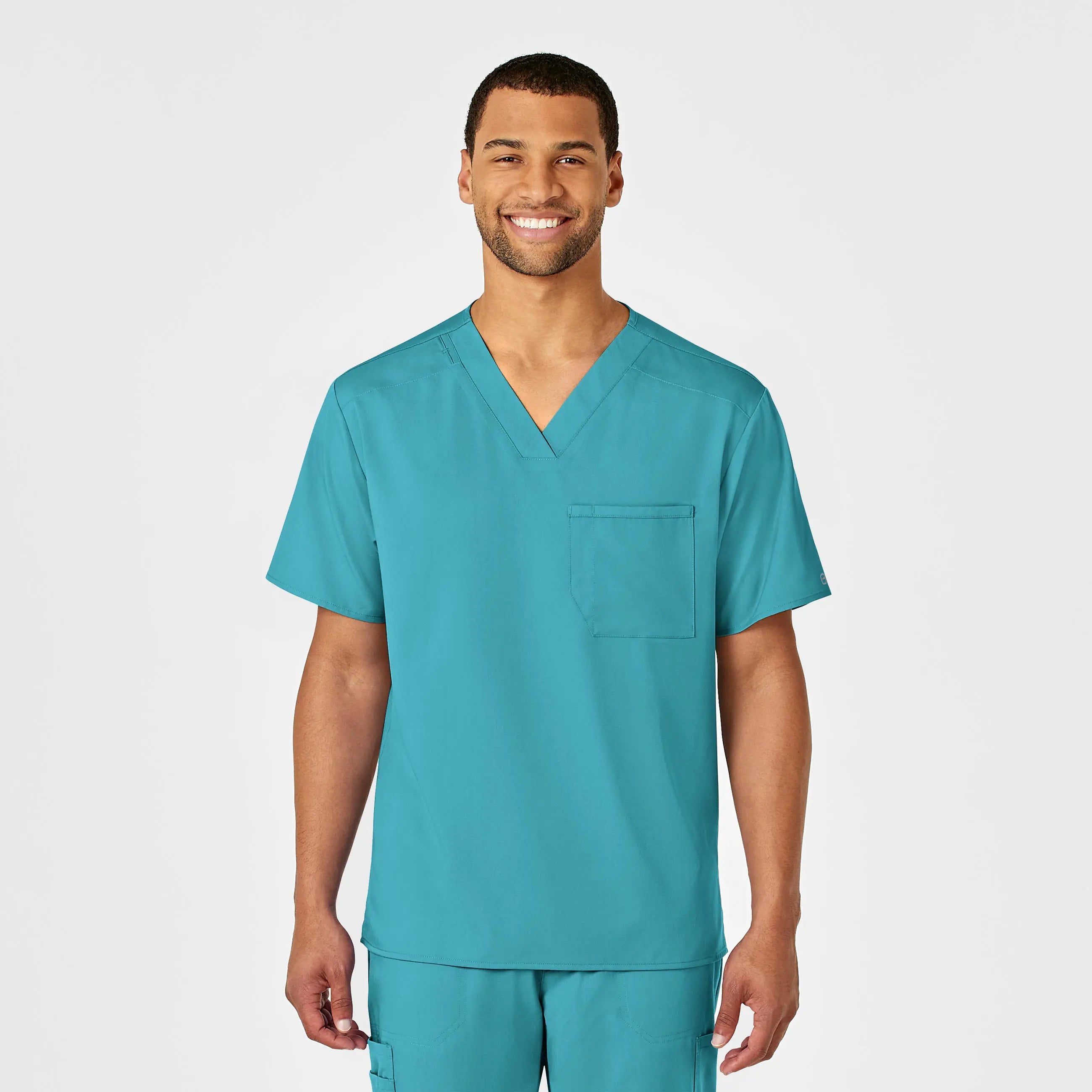Weekend Bargains to Love Wink Men's PRO V-Neck Scrub Top - Teal