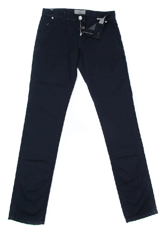 Luigi Borrelli Navy Blue Pants - 30 US / 46 EU