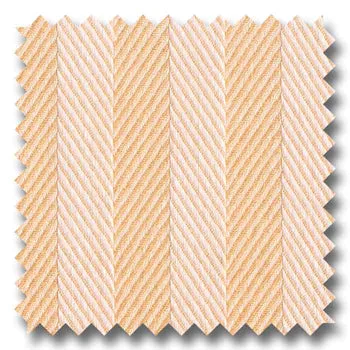 Can't Miss Herringbone light orange - N04230 Custom Dress Shirt