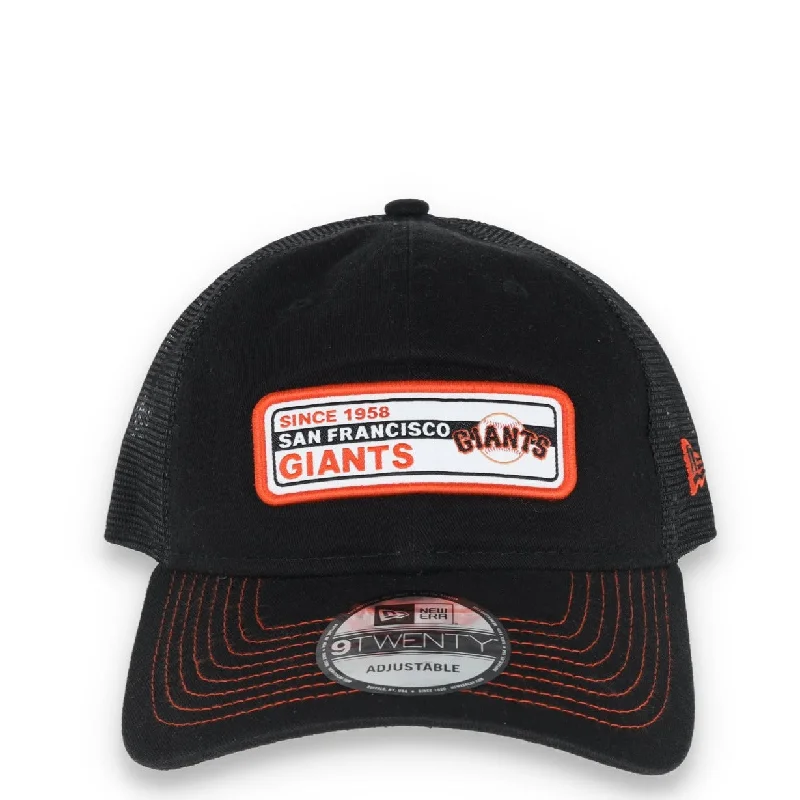 Value Deals San Francisco Giants Worn Trucker 9TWENTY - black/orange