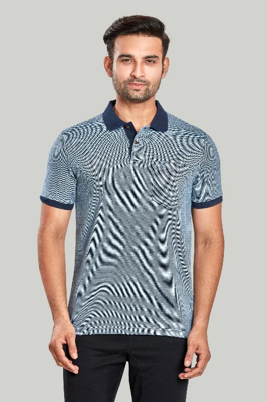 Weekend Deals That Thrill Jacquard Texture Polo