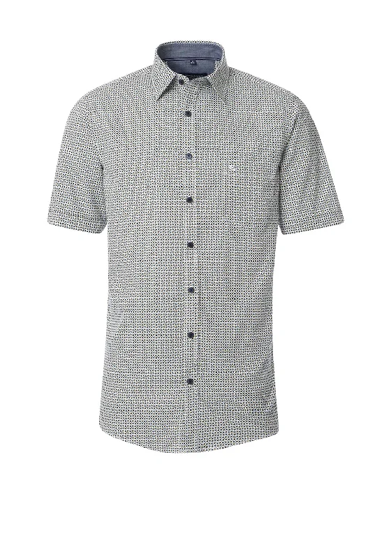 Exclusive Access Casa Moda Geo Print Shirt, Campanula Multi