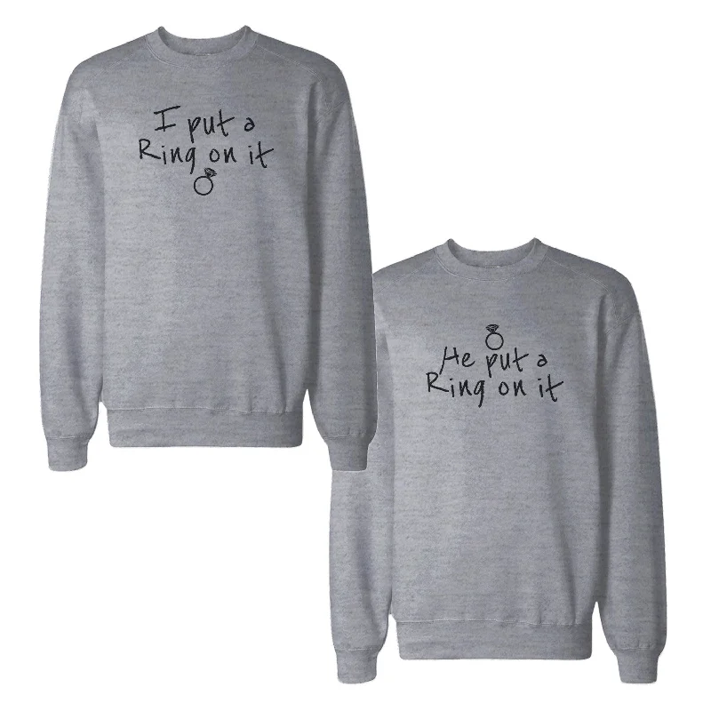 Today’s Special Ring On It Couple Sweatshirts Engagement Matching Sweat Shirts