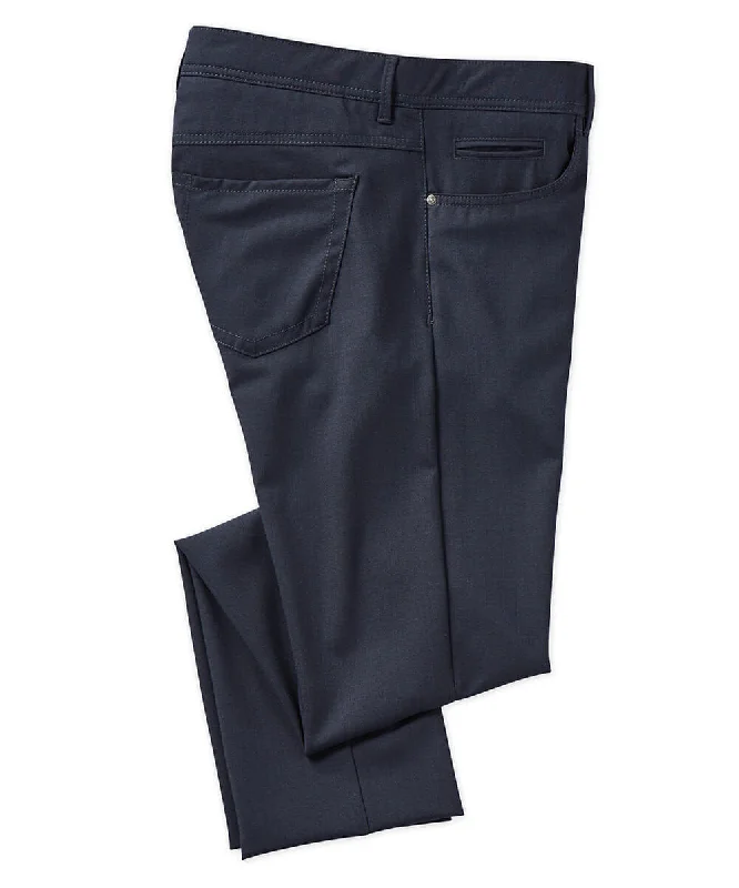 Wool Stretch Blend 5-Pocket Pant