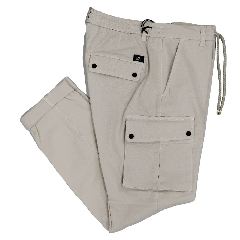 Crazy Deal Bone Modal-Cotton Twill Slim Fit Chile Cargo Pant - Mason's
