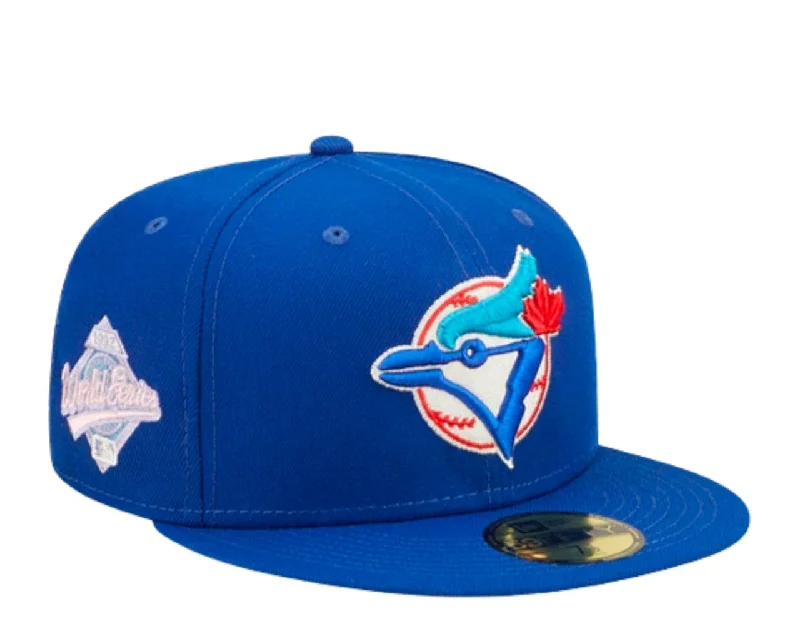 TIME-Limited Offer New Era Toronto Blue Jays1992 World Series Patch Pop Sweat 59FIFTY Fitted Hat- TIME-Limited Offer New Era Toronto Blue Jays1992 World Series Patch Pop Sweat 59FIFTY Fitted Hat-