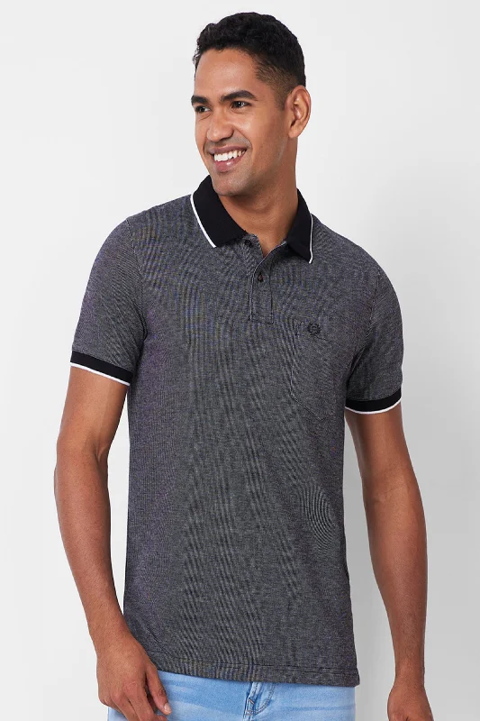 Jacquard Texture Polo