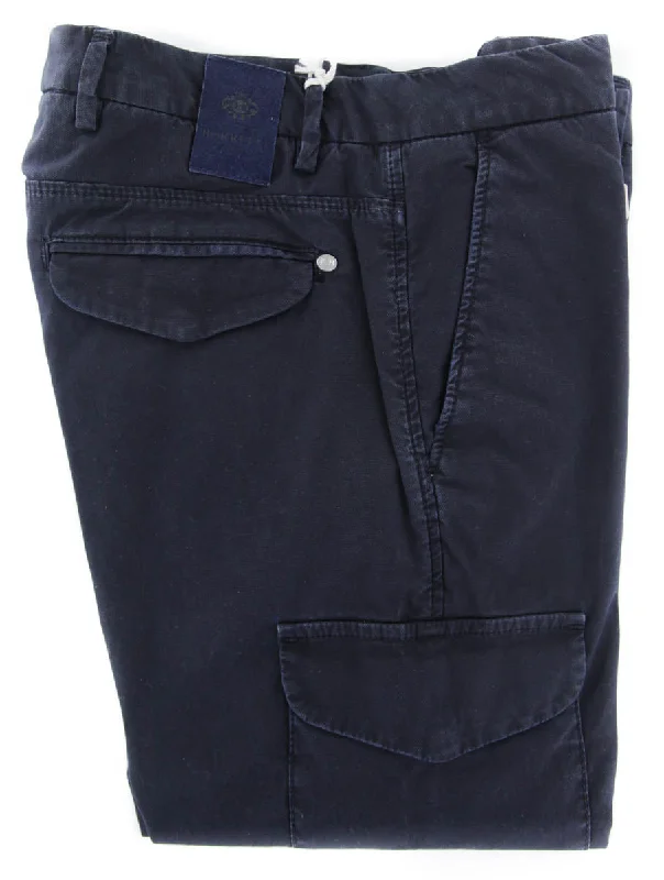 Luigi Borrelli Navy Blue Pants - 31 US / 47 EU