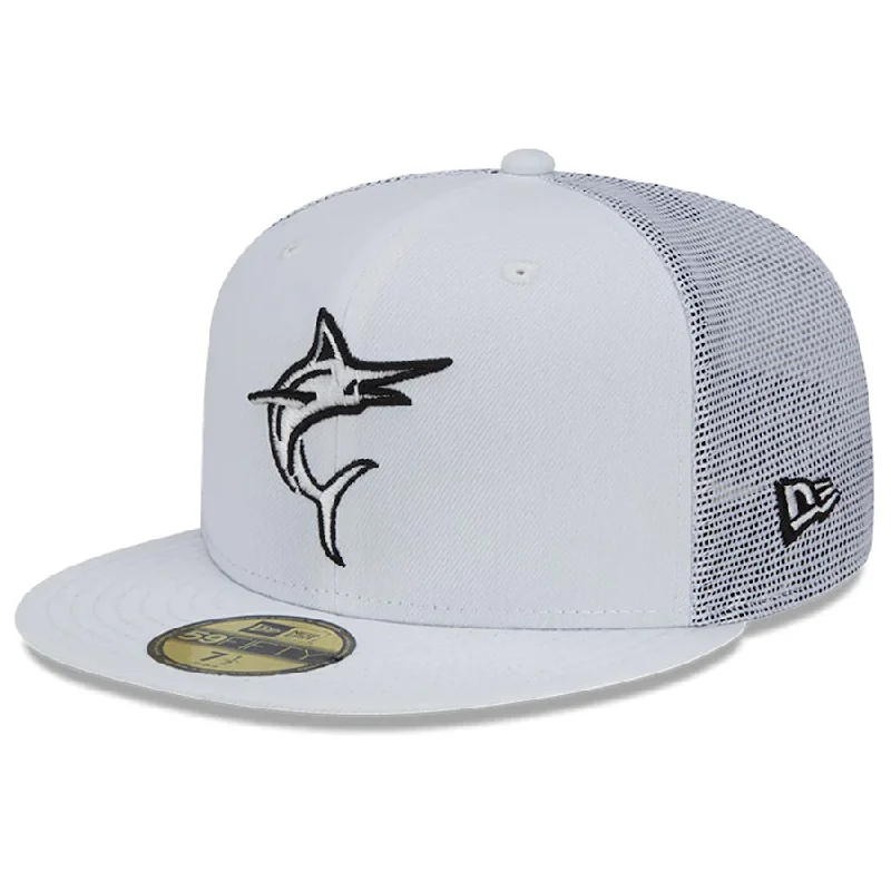Unmissable Offer Miami Marlins New Era 2022 Batting Practice 59FIFTY Fitted Hat - White Unmissable Offer Miami Marlins New Era 2022 Batting Practice 59FIFTY Fitted Hat - White