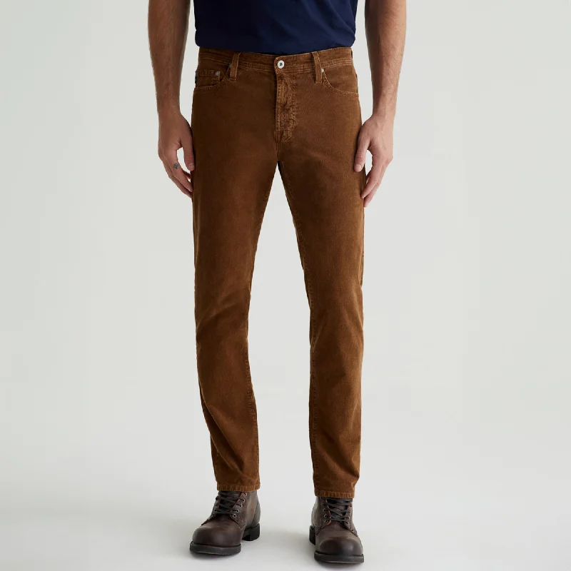 New Arrival Sulfur Roasted Acorn Modern Slim Tellis Corduroy Pants - AG