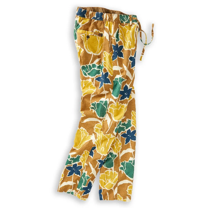 Exclusive Savings Gold Coast Floral Drawstring Pant