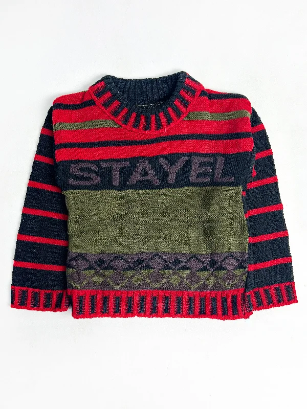 Exclusive Preview Red Full Sleeve Sweater For Kids MN KSW13