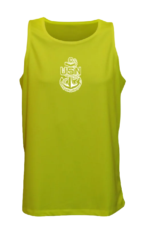 Men's Reflective Tank Top - US Navy (Chief)