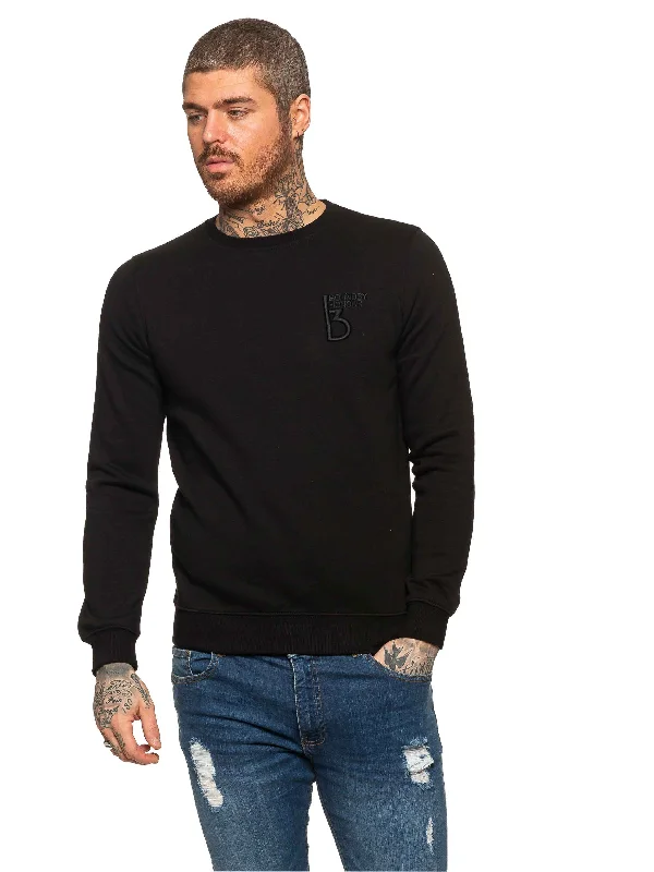 Sale Event BBH Mens Plain Sweatshirt Crew Neck Jersey Fleece  | Bound By Honour