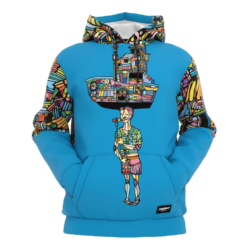 Final Clearance Olindo Blue Hoodie