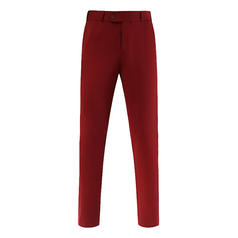 Price Drop Barocco TC200 Slim Fit Stretch Pants Wine