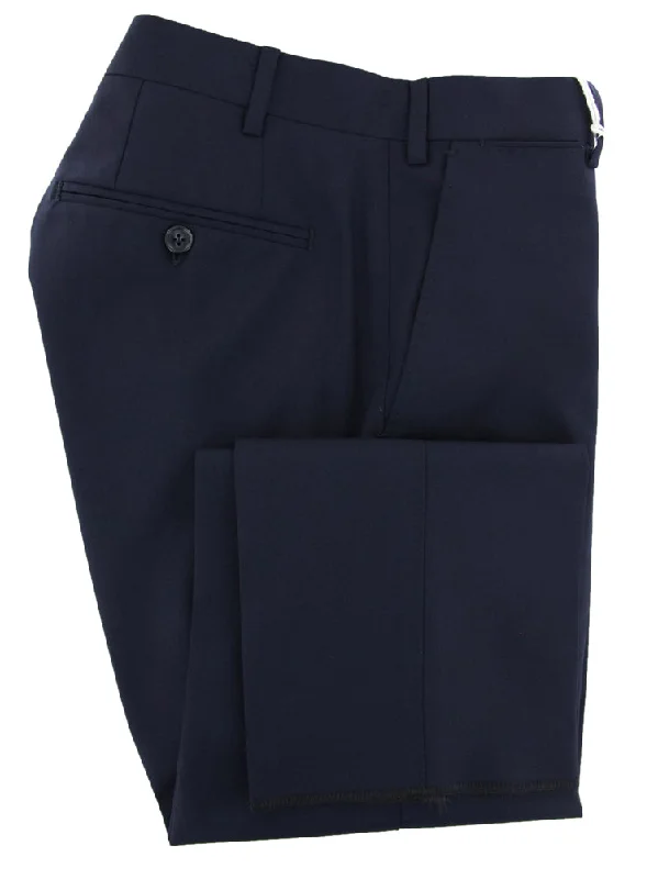 Luigi Borrelli Midnight Navy Blue Pants