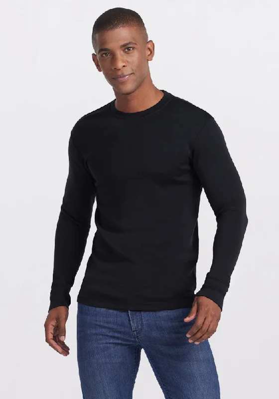 Early Access Glacier Long Sleeve Crew - Black