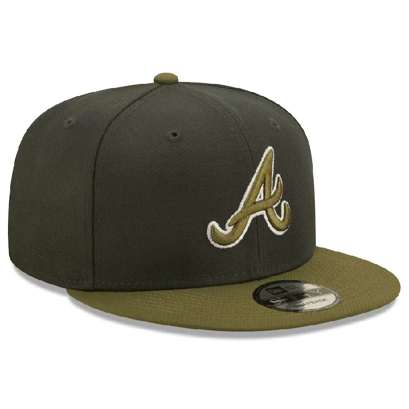 Super Bargain New Era Atlanta Braves 2-Tone Color Pack 9FIFTY Snapback Hat-Grey/Olive Super Bargain New Era Atlanta Braves 2-Tone Color Pack 9FIFTY Snapback Hat-Grey/Olive