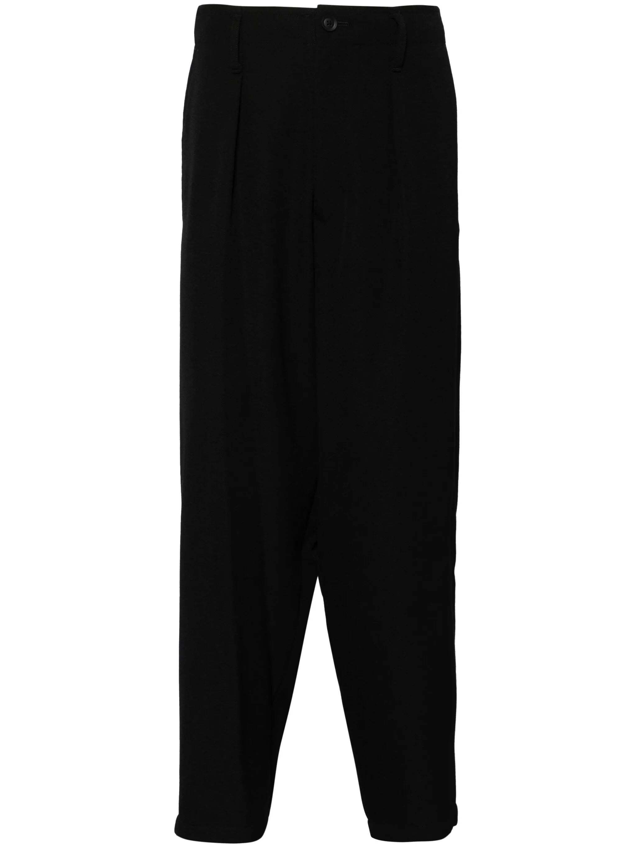 Wool Tapered Trousers