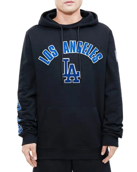 Quick Deals PRO STANDARD LOS ANGELES DODGERS STACKED LOGO HODDY