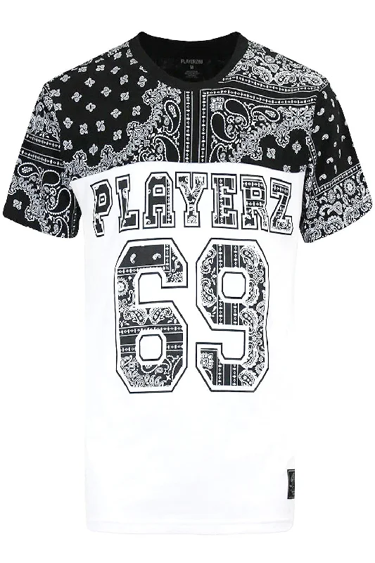 Playerz 69 Paisley Graphic T-Shirts